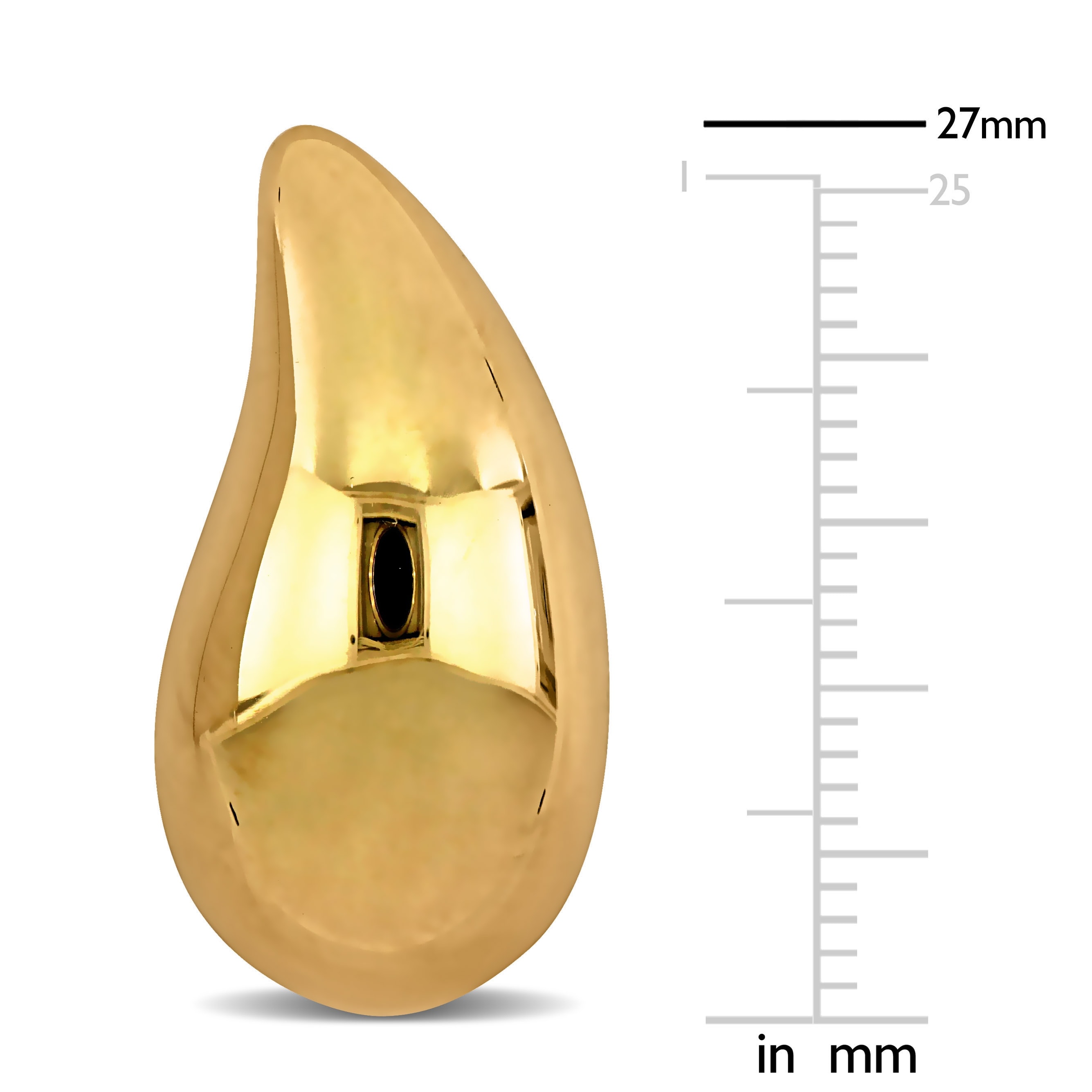 アクセサリー Me&Ro 10K Gold Teardrop Om Stud Earrings Me&Ro 10K Gold Teardrop Om Stud Earrings