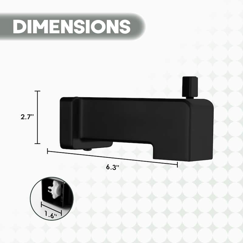 Tub Spout with Standard NPT 1/2" Connection