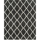 preview thumbnail 105 of 145, SAFAVIEH Hudson Shag Ariola Trellis 2-inch Thick Rug 10' x 14' - Dark Grey/Ivory