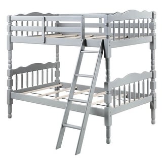Traditional Design Twin over Twin Bunk Bed