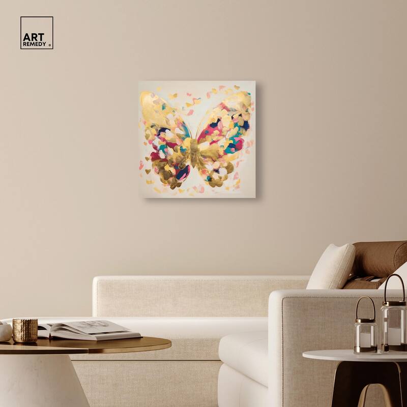 Flutter of Fortitude II Canvas by Art Remedy, Gallery Wrapped