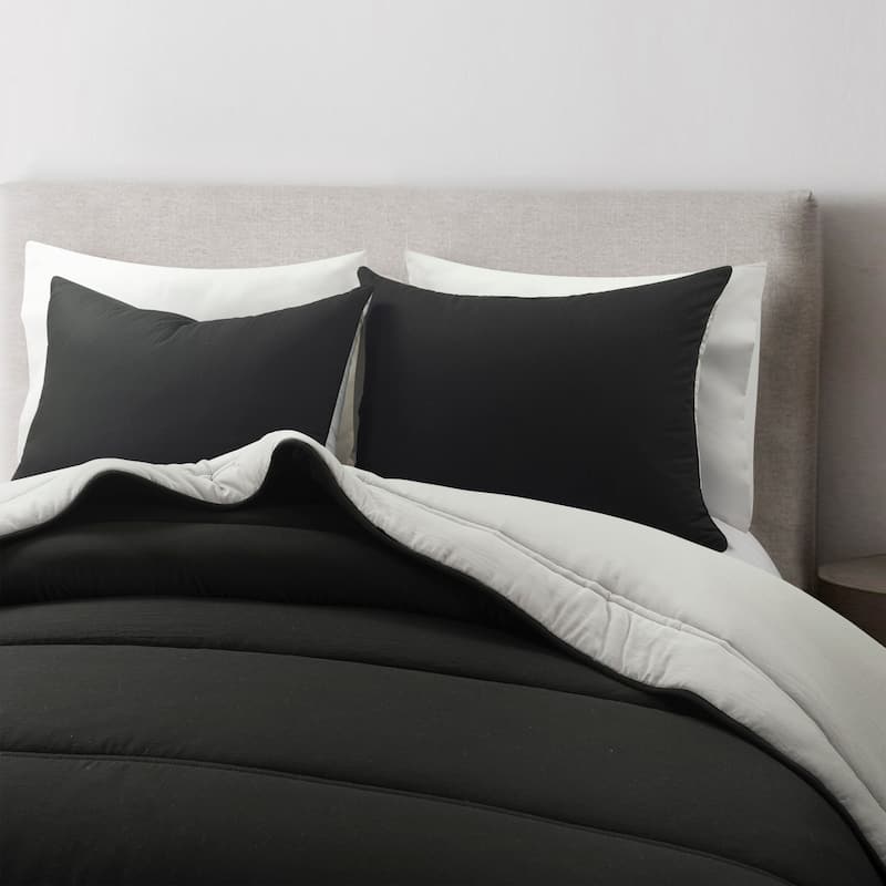 Lush Decor Oslo Soft Reversible Quilted Comforter Set