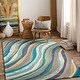 preview thumbnail 10 of 17, Hand-Tufted Kaci Wool / Viscose Rug (5' x 8') Multi - 5' x 8'