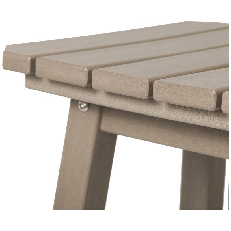 Polytrends Laguna Hdpe All Weather Outdoor Patio 24" Square Counter Stool
