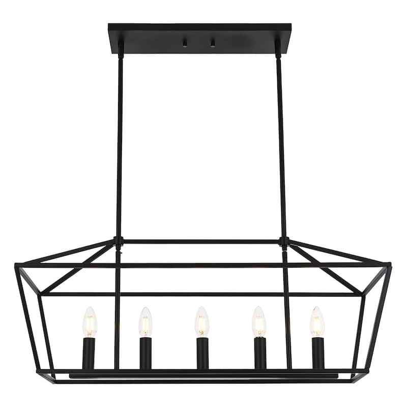 Modern Style Linear Island Pendant Light