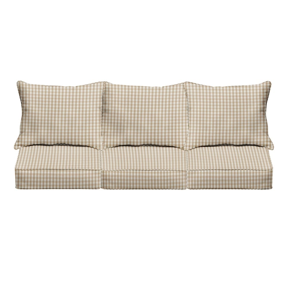 Twill Indoor Bench/Loveseat Cushion (40-, 42-, or 45-inches wide) - On Sale  - Bed Bath & Beyond - 8584365