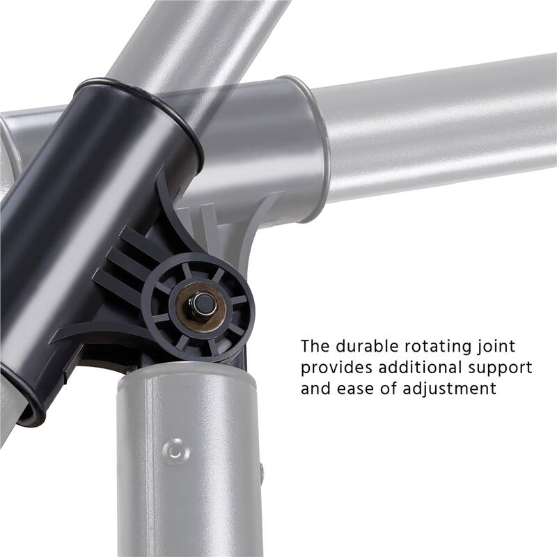 Yaheetech 10 Ft Patio Offset Umbrella Outdoor Hanging Cantilever Umbrella with Crank & Cross Base