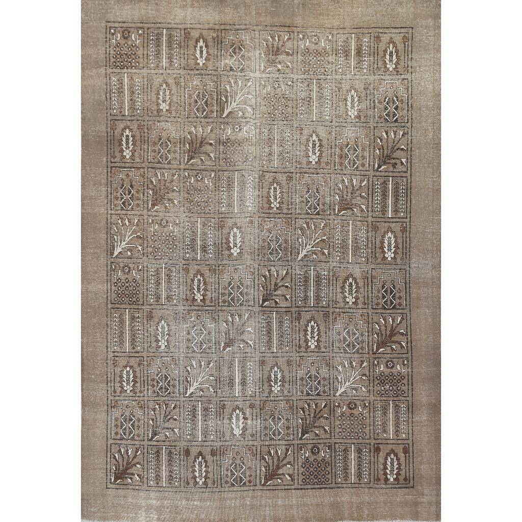 Garden Design Bakhtiari Persian Dining Room Area Rug Wool Hand-knotted - 8'2" x 10'8"