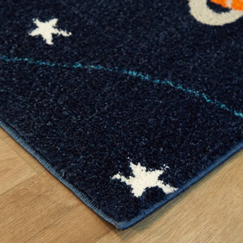 Mod-Tod Space Explorer Kids Area Rug