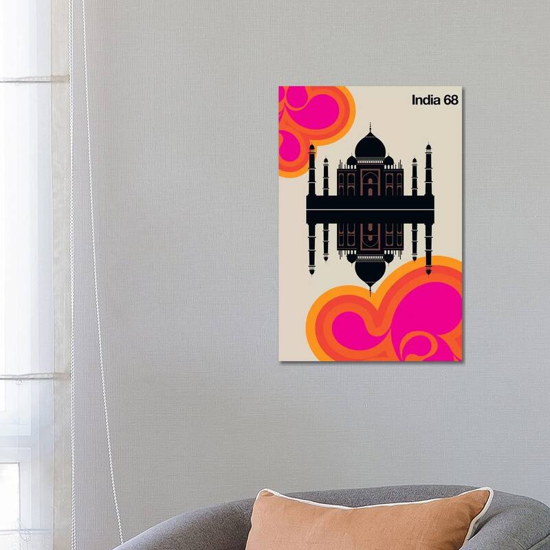 iCanvas "India 68" by Bo Lundberg Canvas Print - 26x18x1.5