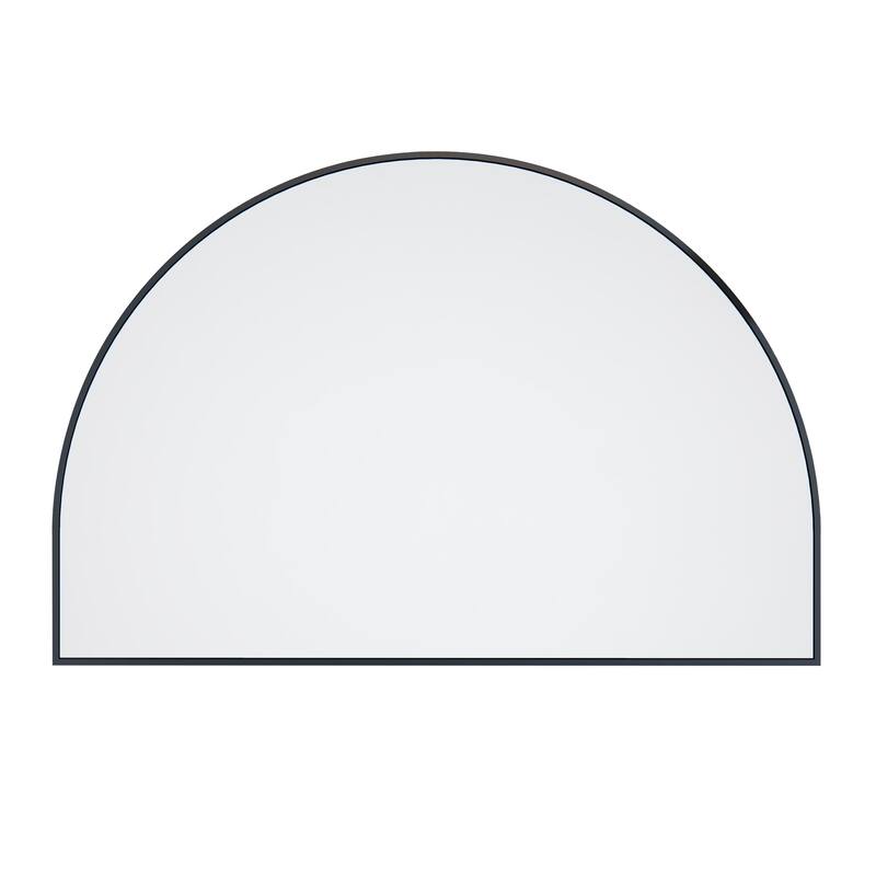 Glass Warehouse Frameless Mirror with polished edge - Black - 32" x 48"