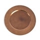 preview thumbnail 37 of 37, Charger Plates With Classic Design (Set of 4) Copper - 4 Piece