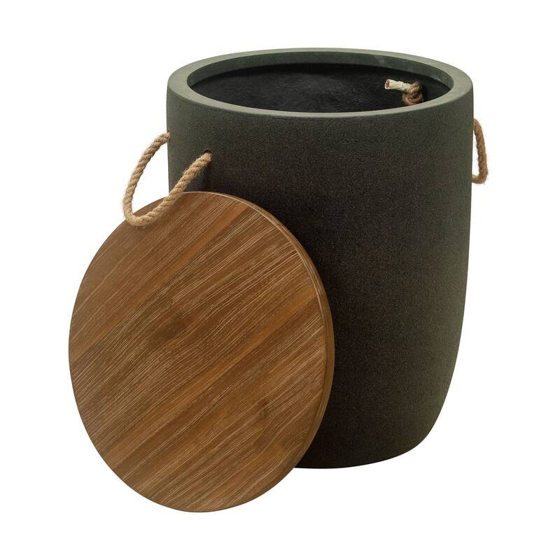 Biban Side Table Natural & Brown
