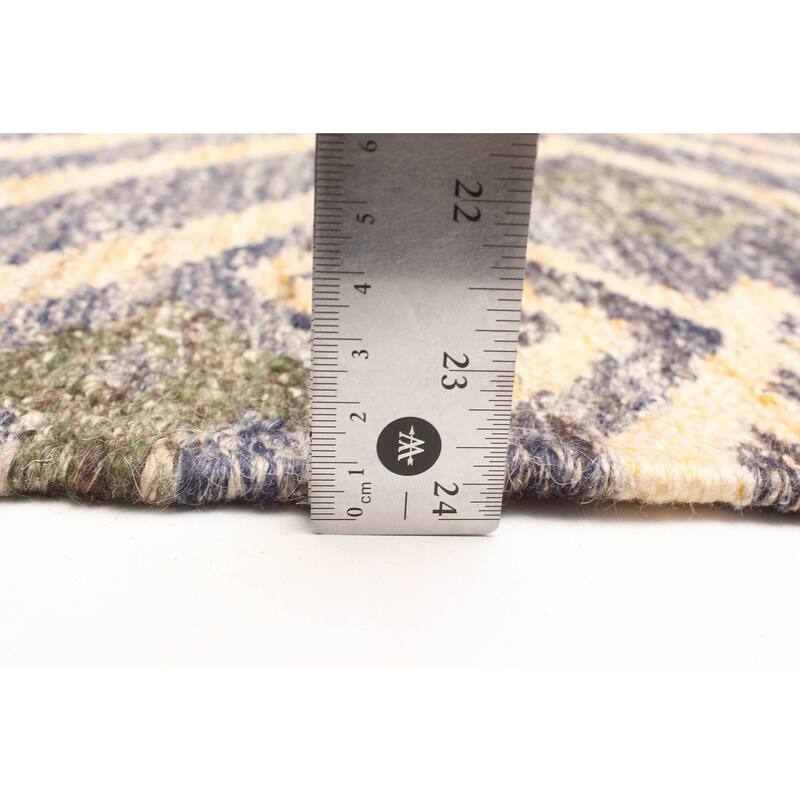 ECARPETGALLERY Flat-Weave Ankara FW Dark Grey Wool Kilim - 5'3 x 8'1