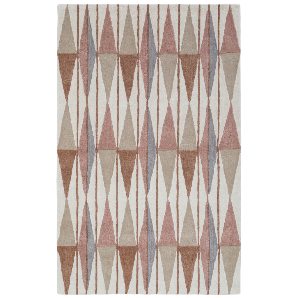 Terra by Obeetee Retro Verve Rust Rug