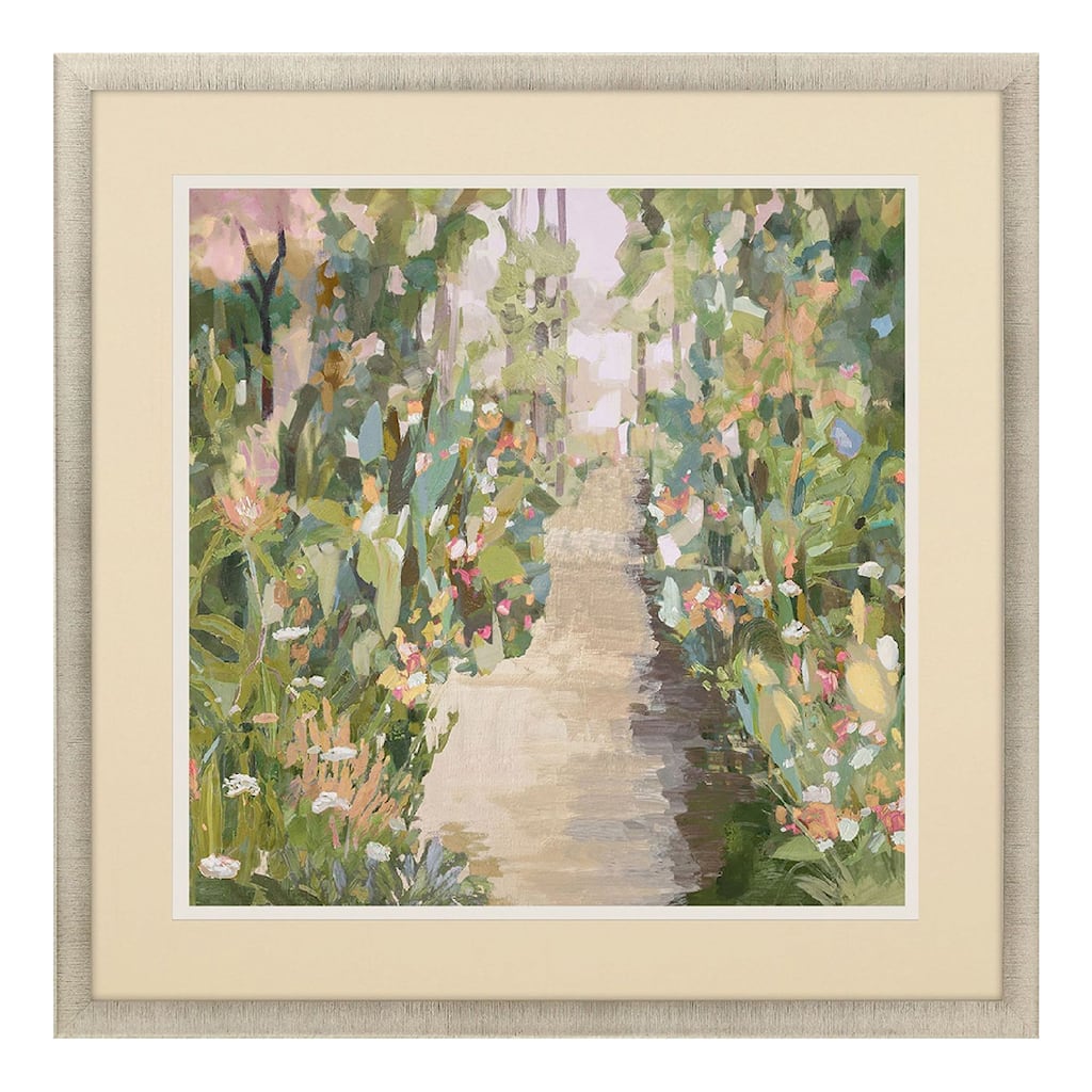 Garden Delight - Lane Framed Art Giclee Under Glass - Pink