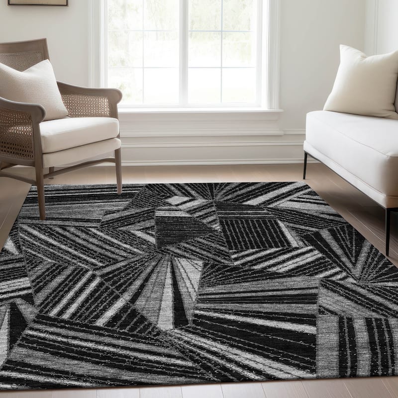 Premium Washable Super Soft Modern Mosaic Mayfield Rug