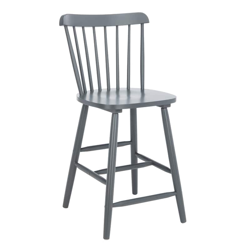 SAFAVIEH Arra 24-inch Spindle Farmhouse Counter Stool (Set of 2) - 19.9" x 20.1" x 43.1" - 20"W x 20"D x 38"H