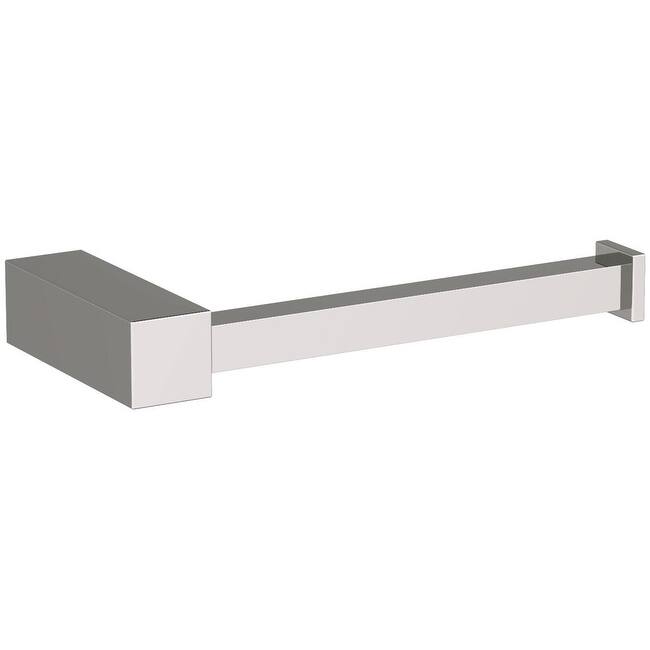 Amerock Monument Wall Mounted Euro Toilet Paper Holder - Polished Nickel