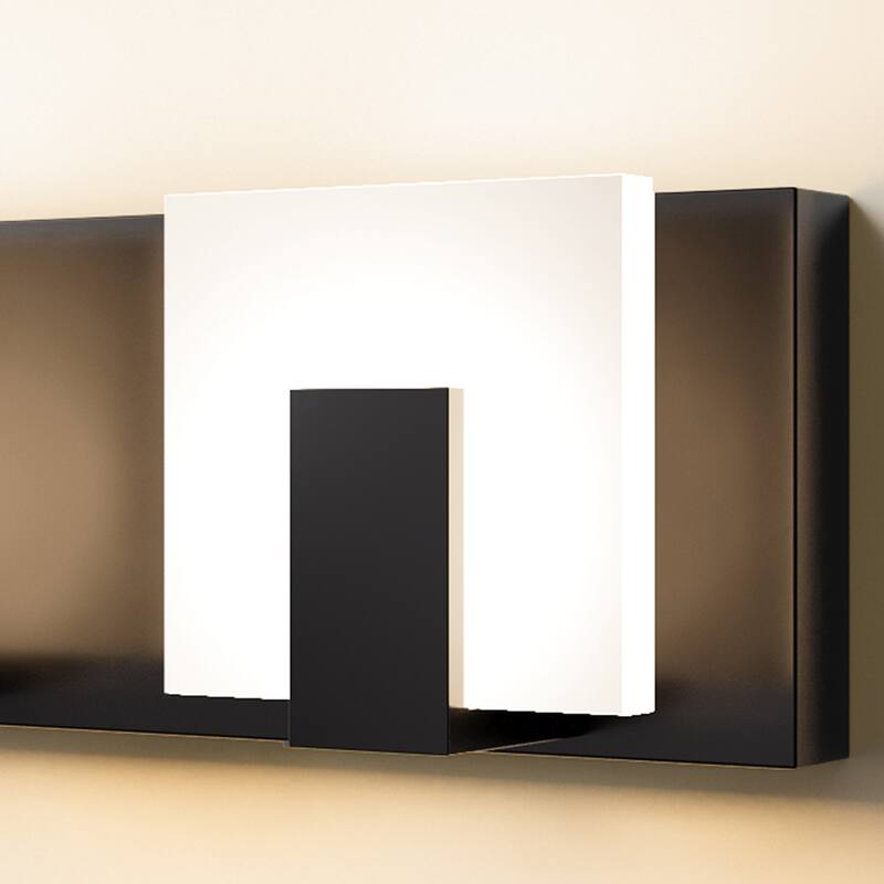 ExBrite Modern Style 3-Light LED-Integrated Bathroom Vanity Light