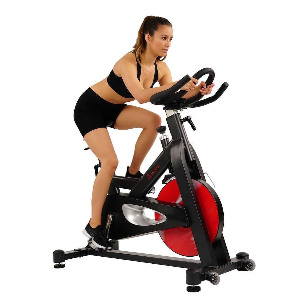 Sunny Health & Fitness Pro Magnetic Belt Drive Indoor Cycling Bike