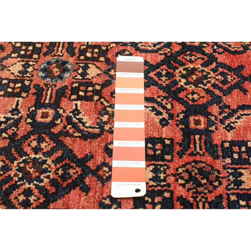 ECARPETGALLERY Hand-knotted Andelz Copper Wool Rug - 4'6 x 6'8