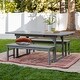 preview thumbnail 5 of 30, Middlebrook Hydaburg 3-Piece Acacia Extension Dining Set - 55-79 x 35 x 30H