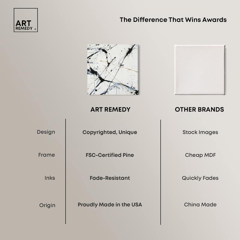 Splintered Impact I Canvas by Art Remedy, Gallery Wrapped
