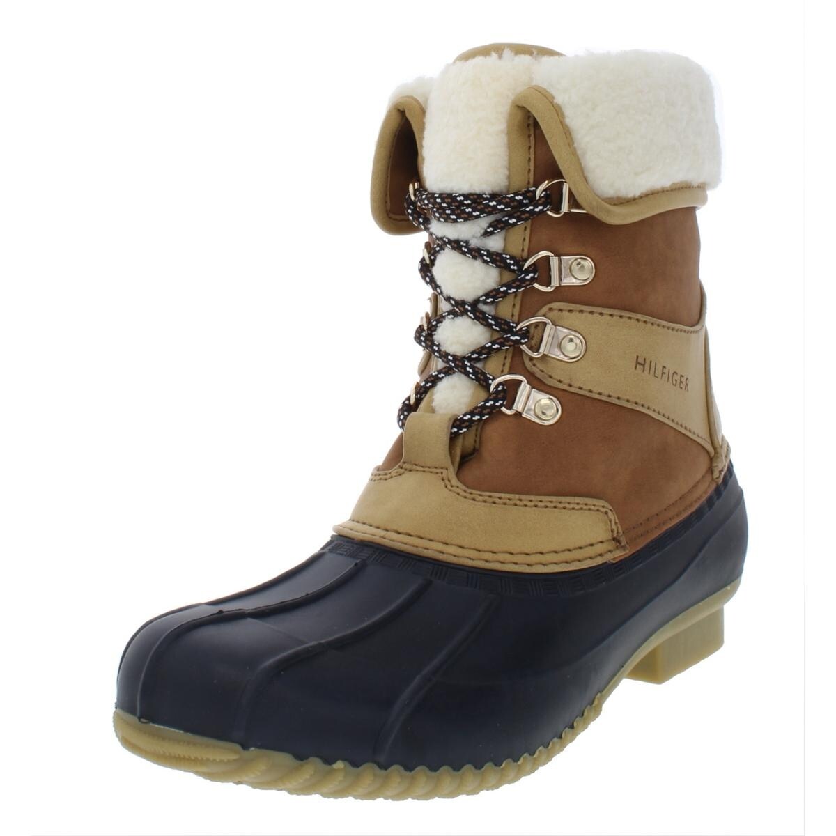 tommy hilfiger fur lined boots
