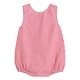 preview thumbnail 2 of 2, Classic Red Seersucker Bubble Romper