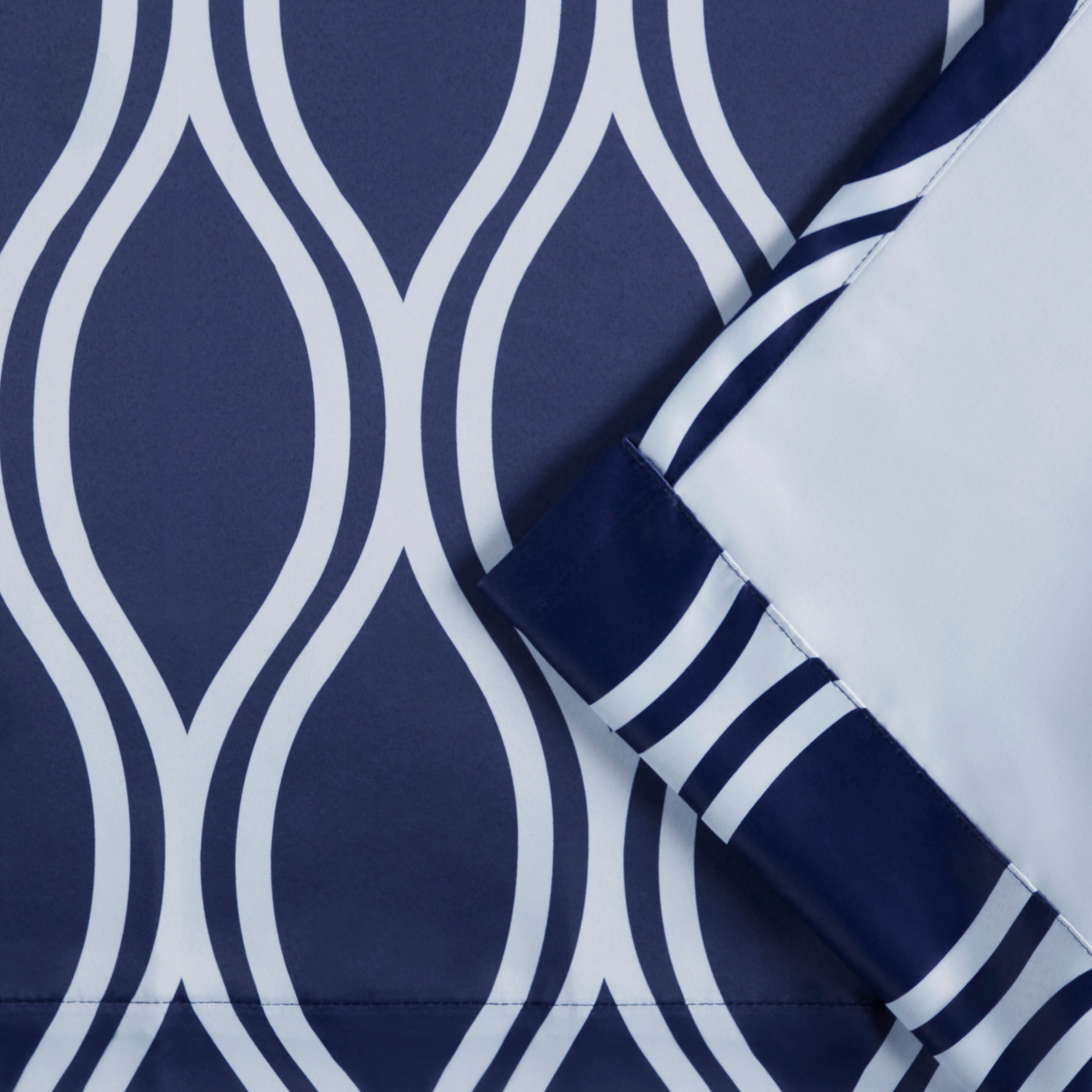 ATI Home Alfie Room Darkening Blackout Grommet Top Curtain-image