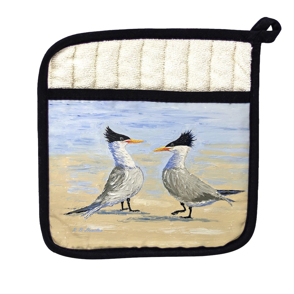 Two Terns Pot Holder - 9x9