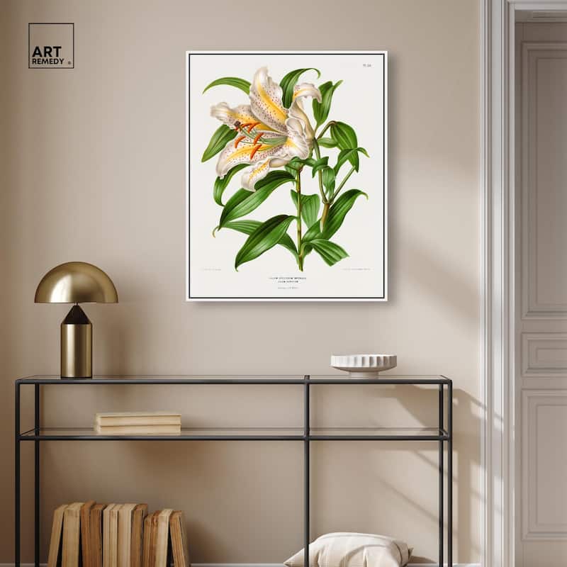 Lilium Speciosum Imperiale Canvas by Art Remedy