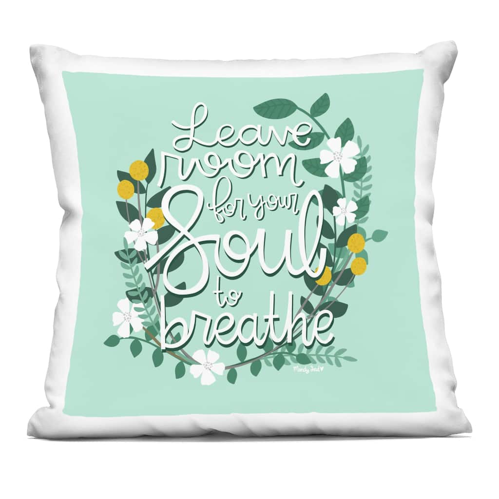 Stupell Room For Soul To Breathe Decorative Printed Throw Pillow Design by Mandy Ford Art + Illustration