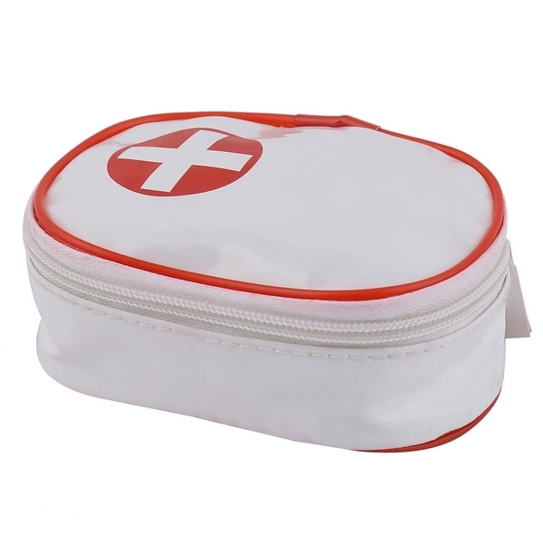 Camping PU Emergency First Responder Aid Rescue Survival Storage Bag White