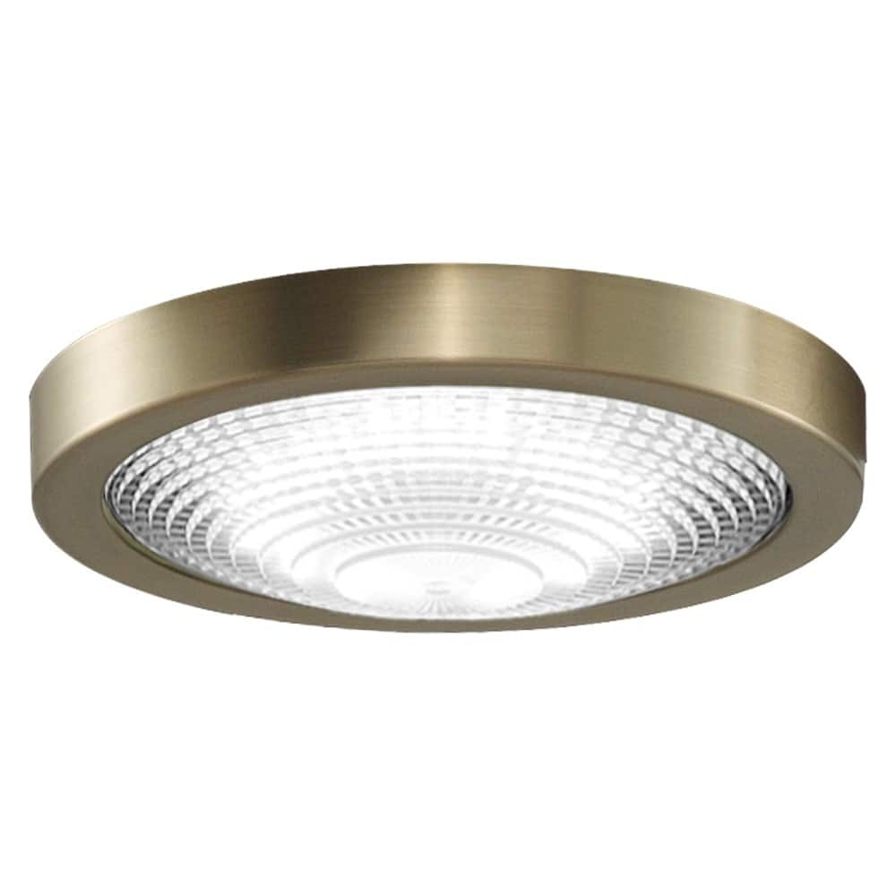 Fanimation Spitfire DC Correlated Color Temperature(CCT) Select LED Light Kit - Brushed Satin Brass - Brushed Satin Brass