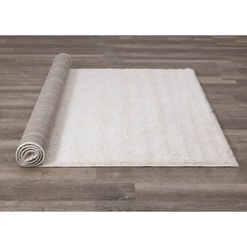 Brooklyn Collection - Cream Tonal Solid Rug