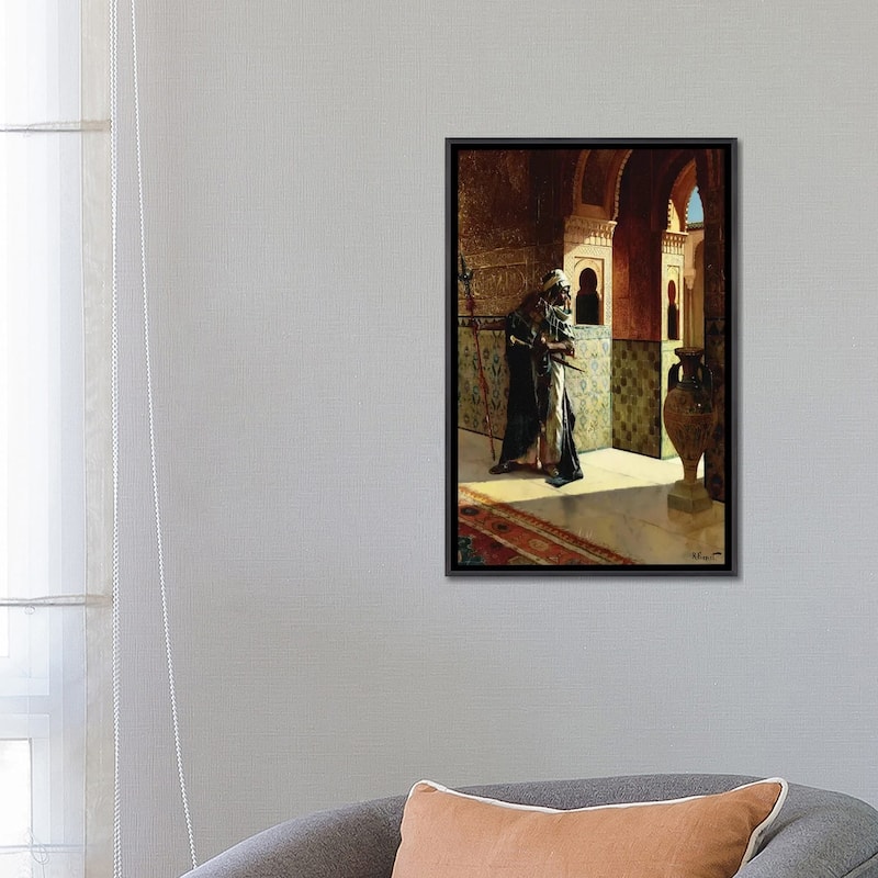 iCanvas "The Moorish Guard, The Alhambra" by Rudolphe Ernst Framed