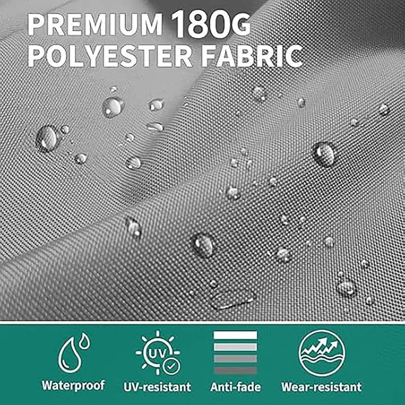 13ft Outdoor Market Umbrella, Double-Sided Twin Large Patio Umbrella