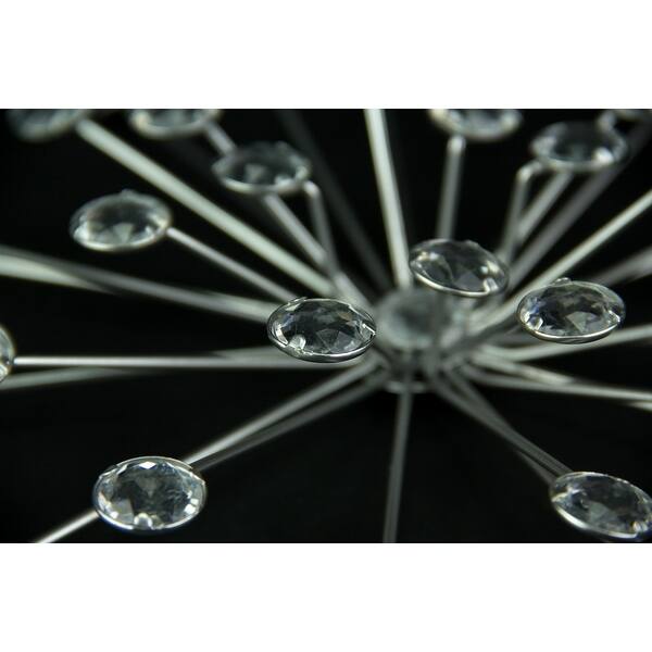 Shop Jeweled Metal Bursting Star Wall Mounted Hanging Sculpture