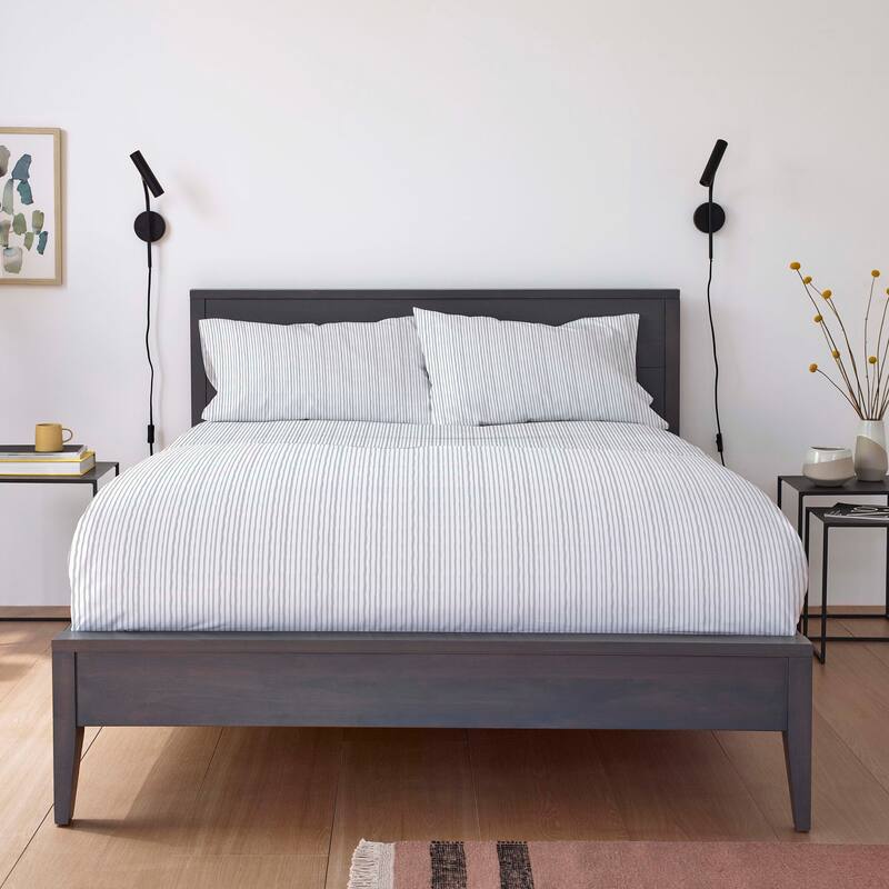 Clean Design Home x Martex Birch T300 Percale Sheet Set