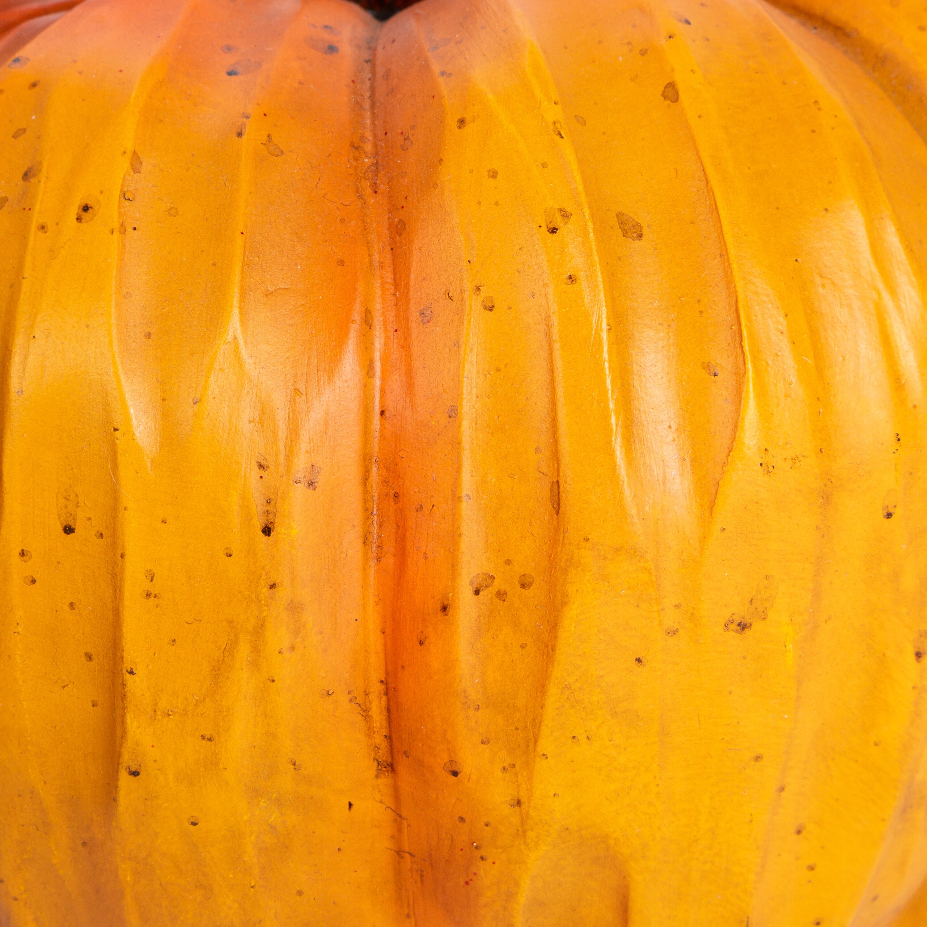 Rustic 9 inch Resin Harvest Pumpkin Set of 3 Assorted Styles
