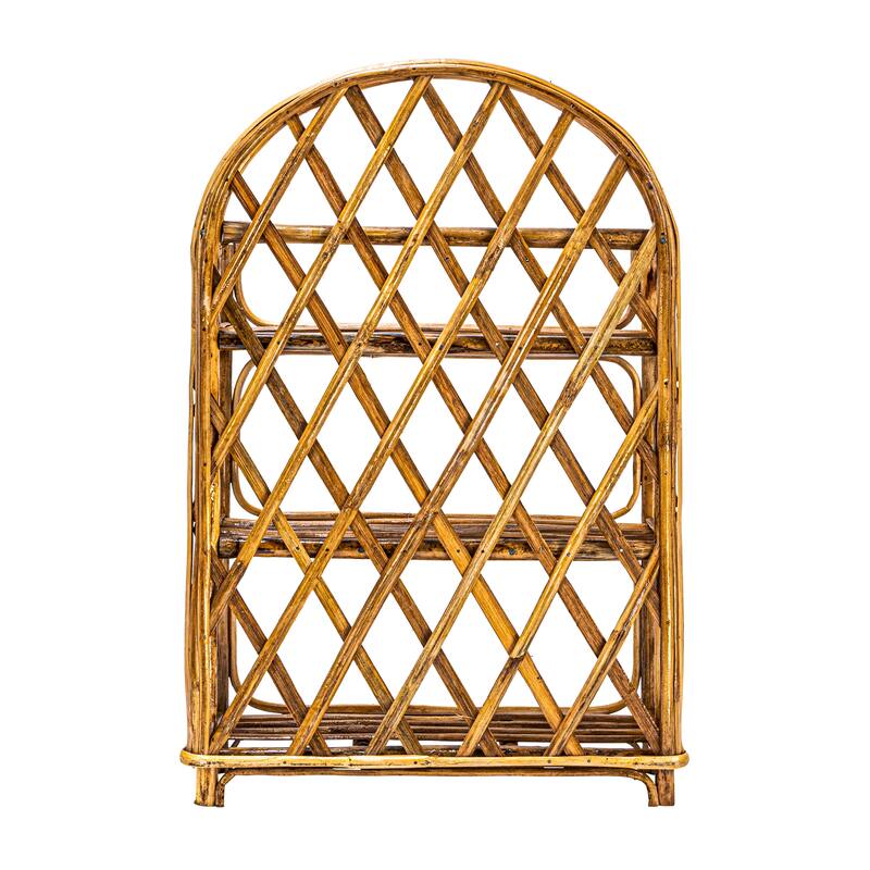 Rattan Wall Shelf with 3 Shelves