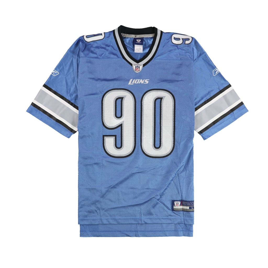 NFL Mens Lions Jersey,, Blue, Large