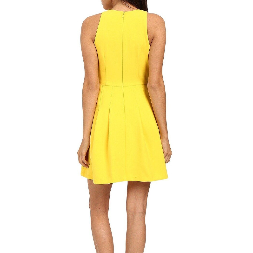 nicole miller yellow dress