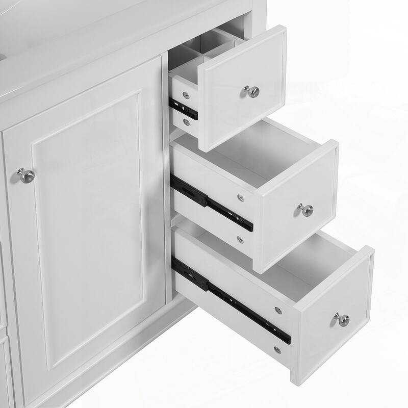 Bathroom Vanity with Ceramic Sink Combo