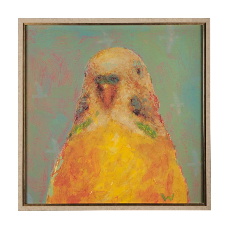 Pop Birds - Flit Framed Art Print