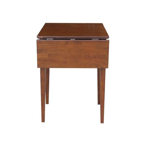 Mesa De Pedestal Redonda De Doble Hoja De 42 Pulgadas