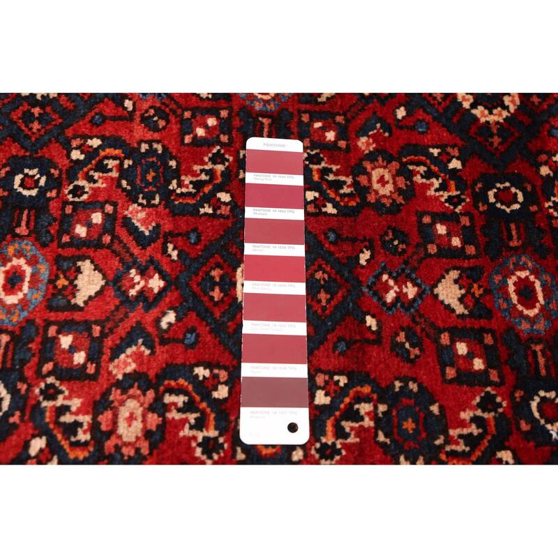 ECARPETGALLERY Hand-knotted Andelz Red Wool Rug - 3'2 x 13'0