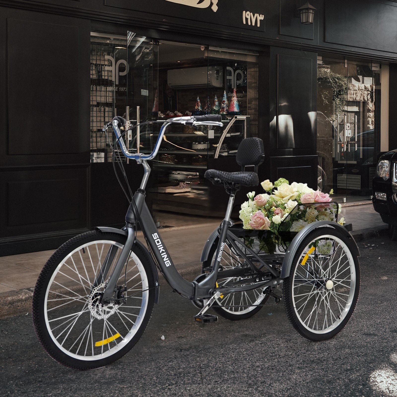 Tricycle for adults top with child seat